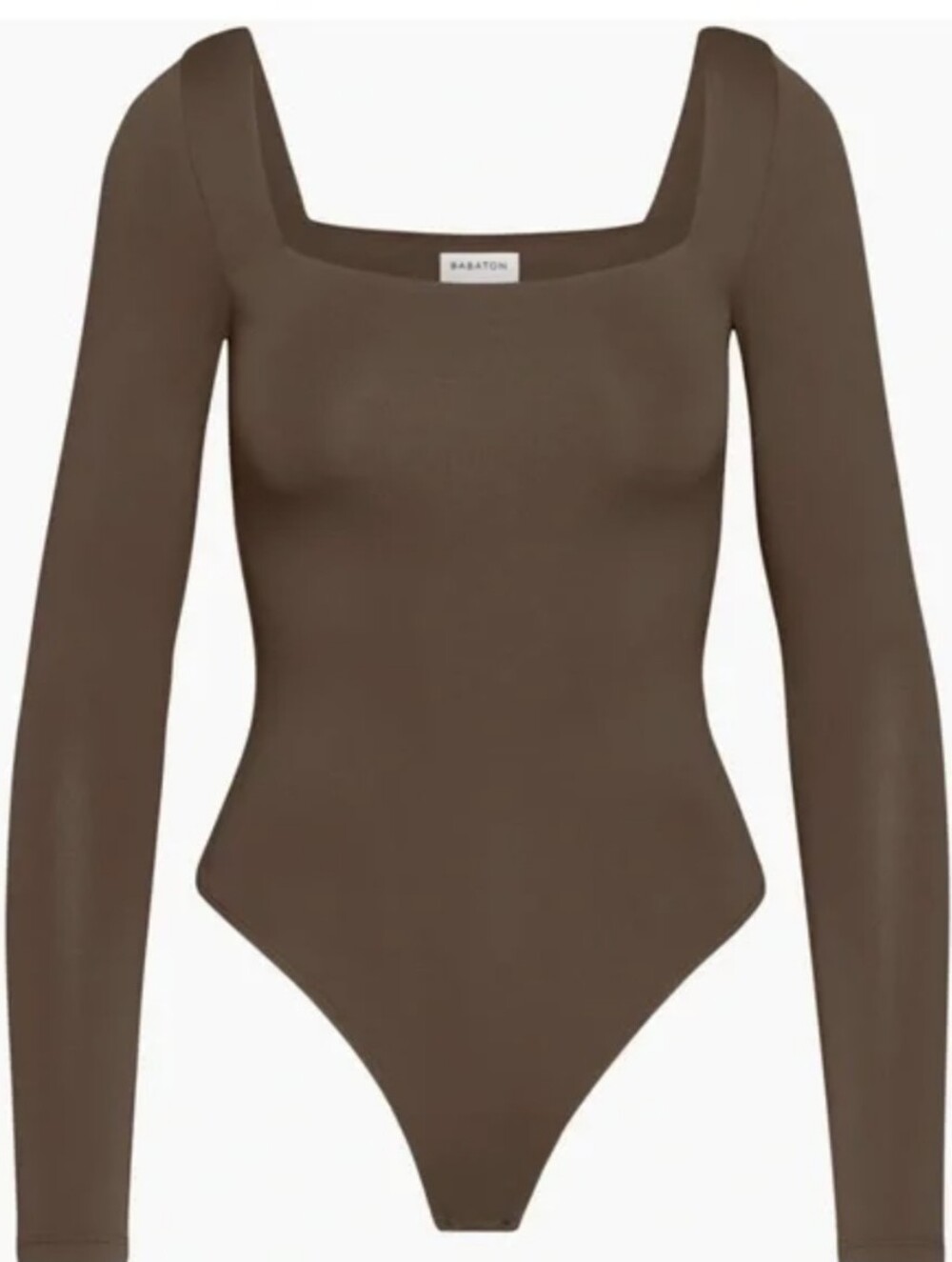 Aritzia Contour Square Neck Long Sleeve Bodysuit